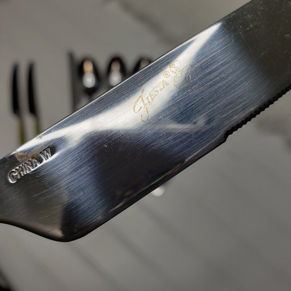 Fiesta 10-Piece Merengue Flatware Silverware Stainless Steel Multicolor - Picture 5 of 11